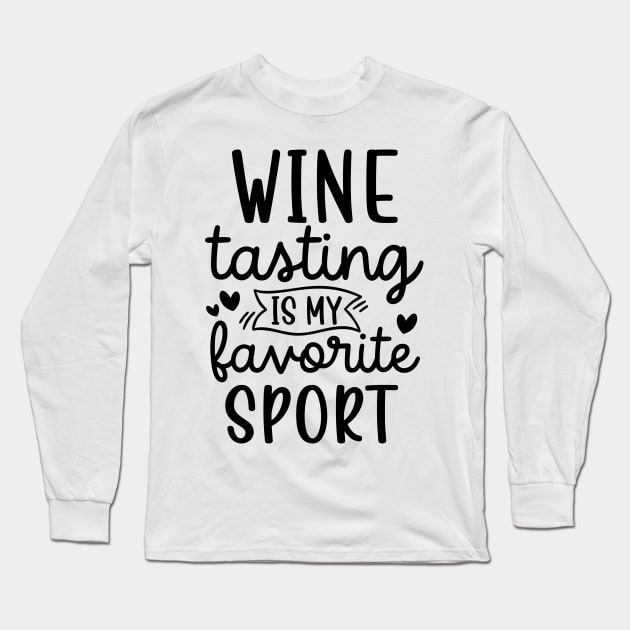 Wine tasting Long Sleeve T-Shirt by bloomnc